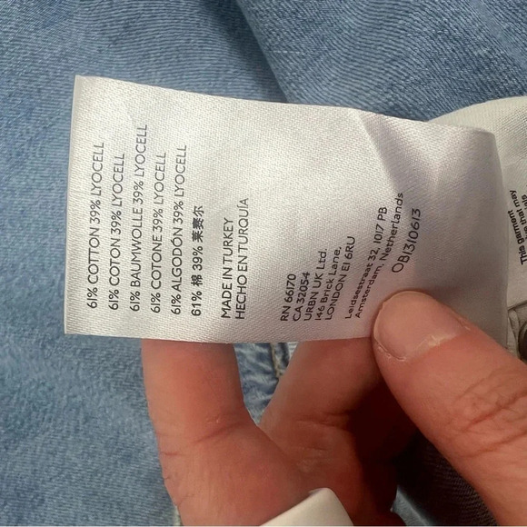 Anthropologie PILCRO The Annie Wide-leg Jeans Size 31 - Picture 8 of 9